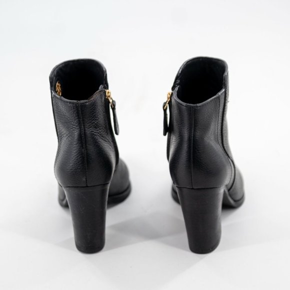TORY BURCH Junction Leather Boots Black | 7.5 - Picture 4 of 14